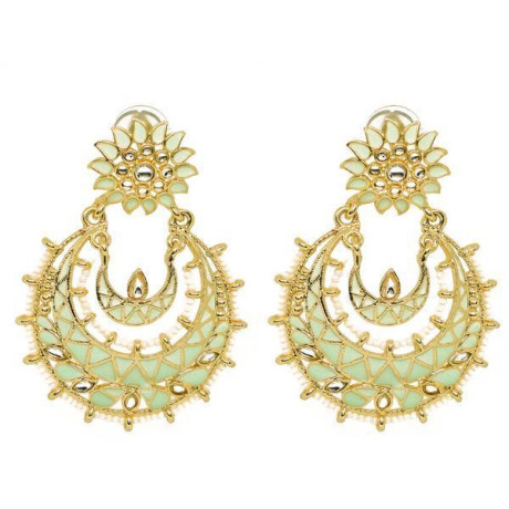 ferosh-kundan-enamel-gold-plated-ethnic-earrings-for-women-drop-earrings-online-big-0