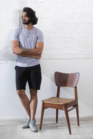 buy-online-henley-cotton-t-shirt-for-men-by-beyours-big-2