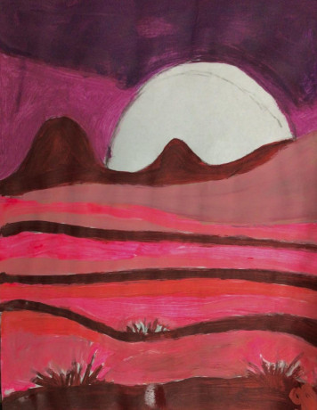arizona-autumn-sunset-in-desert-4-gg-8-x-11-painting-big-0