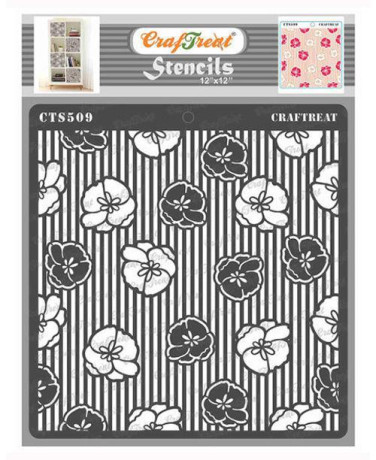 craftreat-flower-fusion-plaid-stencil-for-wall-decor-floral-stencil-big-0