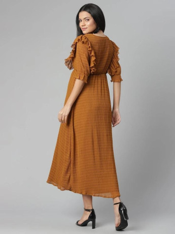 pleated-ruffle-maternity-nursing-dress-big-1