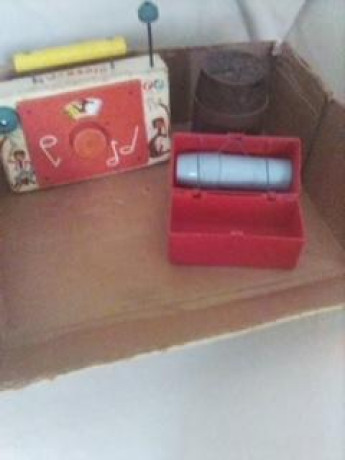 antique-toys-fischer-price-wind-up-radio-wooden-block-set-real-dutch-wooden-shoes-50-each-big-4