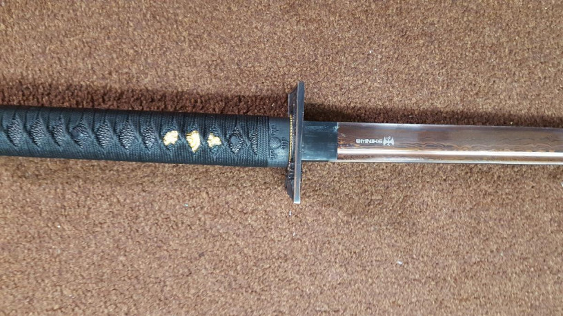 for-sale-katana-damascus-steel-sword-41-inches-long-with-sword-bag-new-big-0