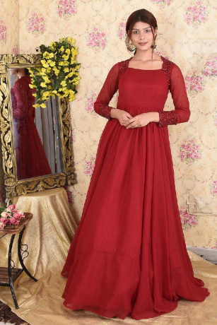 shop-hand-embroidered-maroon-gown-online-big-0