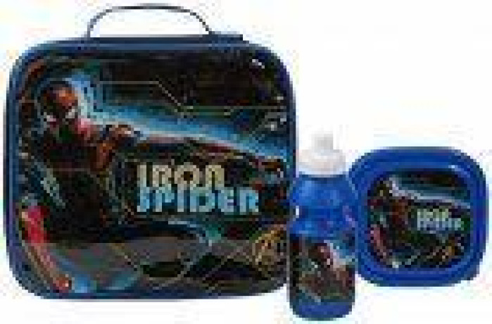 marvel-iron-spider-man-insulated-3-piece-lunch-bag-sandwich-box-sports-bottle-pl646-big-0