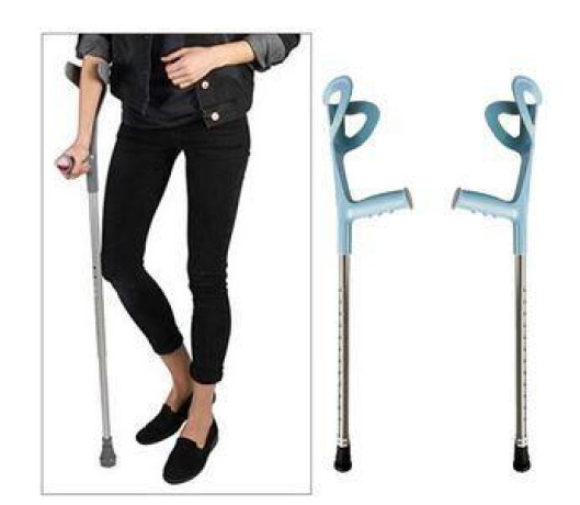 lightweight-2x-adjustable-forearm-arm-cuff-support-crutch-big-0