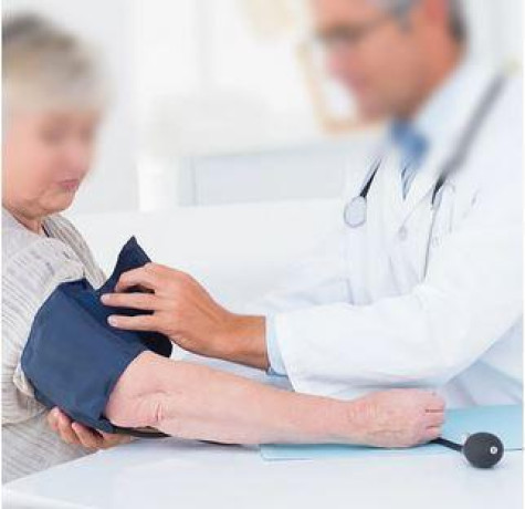 manual-blood-pressure-monitor-pressure-diastolic-arm-sphygmomanometer-cuff-tonometer-and-medical-doctor-stethoscope-big-0