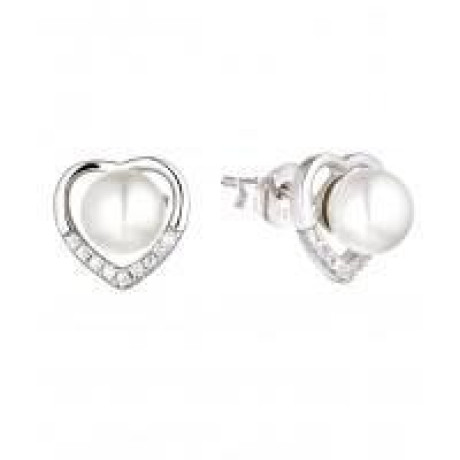 designer-pearl-and-blue-diamond-cluster-silver-earrings-for-women-big-1