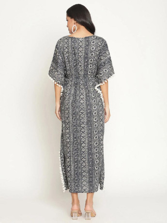casual-maternity-nursing-kaftan-dress-pom-pom-lace-big-0