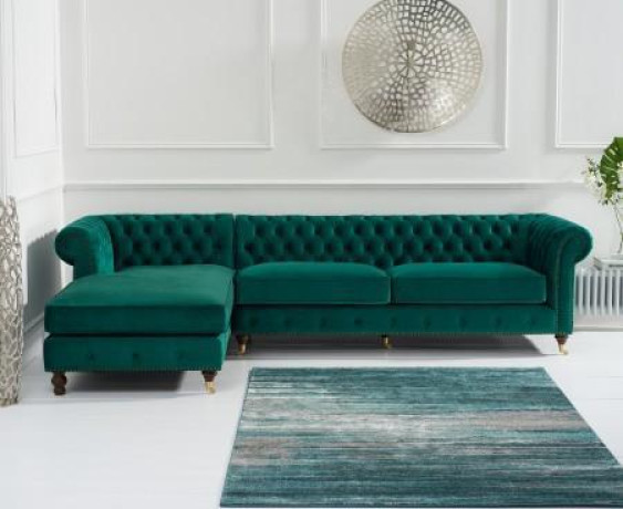 francis-green-velvet-l-shape-chaise-sofa-living-room-furniture-big-0