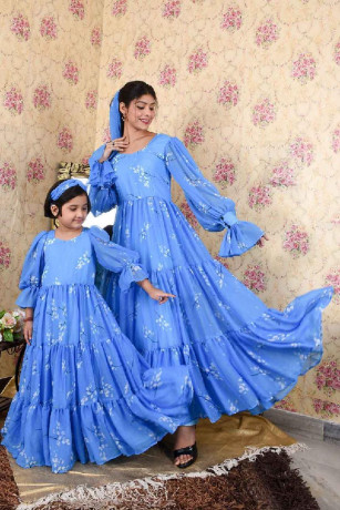 buy-mother-and-daughter-same-dress-online-in-ghaziabad-big-0