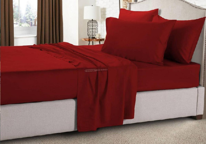 buy-burgundy-short-queen-sheets-for-rv-big-0