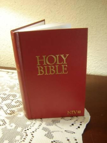 holy-bible-new-international-version-textbook-edition-by-biblica-hardcover-w-red-leatherette-covers-as-new-and-cleanunmarkedno-high-lighting-only-15-big-0
