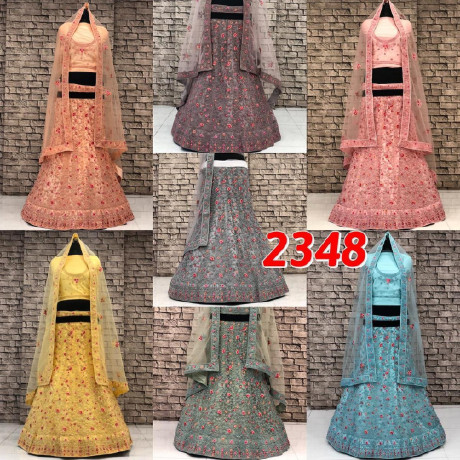 beautiful-look-bridal-lehengas-with-customizable-pattern-with-pocket-friendly-price-in-chandni-chowk-big-0