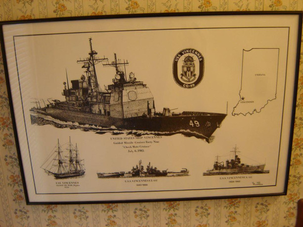 uss-vincennes-cg-49-guided-missile-cruiser-size-is-16-x-24-professionally-framed-historically-significant-big-0
