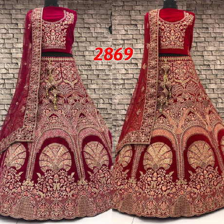 premium-collection-of-bridal-lehengas-now-available-in-cheapest-price-in-delhi-big-0
