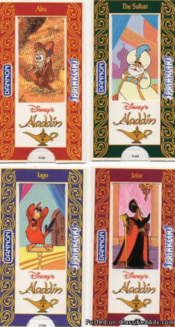 7-complete-sets-1958-dannon-disneys-aladdin-pop-up-cards-mint-big-2