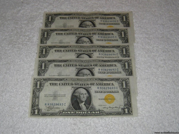 5-bill-set-1-1935a-gold-seal-north-africa-sequential-serial-s-big-0