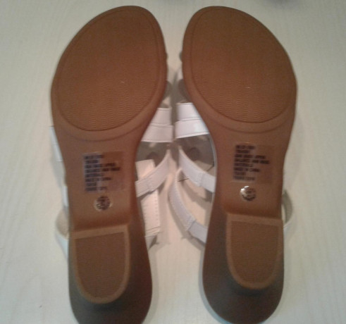 east-5th-white-slip-on-sandals-size-9m-new-big-0